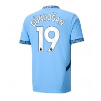 Fotbalové Dres Manchester City Ilkay Gundogan #19 Domácí 2024-25 Krátký Rukáv